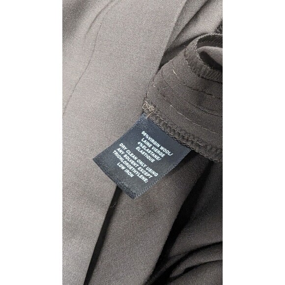 Lafayette 148 NY Barrow Wool Blend High Waist Modern Straight Trouser Pants 8‎ - Picture 5 of 8